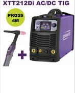 NIEUW Parweld Tig XTT 212Di AC/DC Puls 200A TIG Inverter, Nieuw, Ophalen of Verzenden, Tig, 150 tot 250 ampère