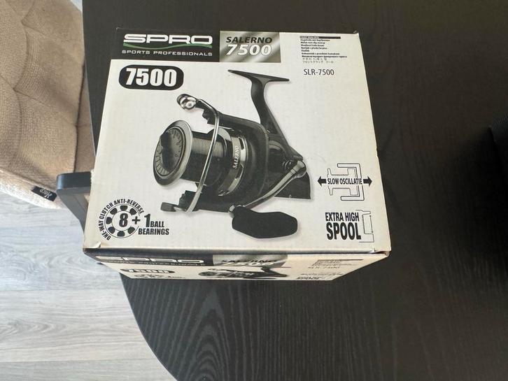 Spro 7500 Big Pit Molen - Topstaat!, Watersport en Boten, Hengelsport | Karpervissen, Zo goed als nieuw, Molen, Ophalen