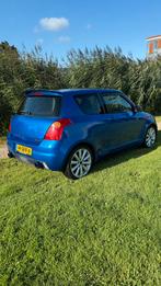 Suzuki Swift 1.6 3D Sport 2008 Blauw, Auto's, Voorwielaandrijving, 1005 kg, 125 pk, 4 cilinders