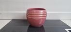 Plantenpot binnen glazuur oud roze, Tuin en Terras, Bloempotten, Rond, Binnen, Ophalen of Verzenden, Zo goed als nieuw