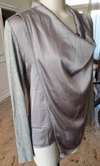 Sao Paulo mooie grijze top topje shirt 38 M Gratis Verzenden, Maat 38/40 (M), Verzenden, Zo goed als nieuw, Lange mouw