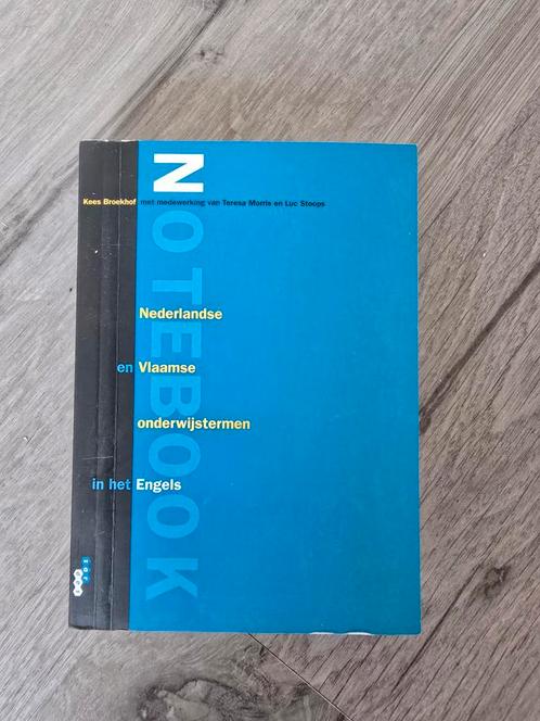 Notebook Onderwijstermen Nederlands-Engels, Boeken, Taal | Engels, Gelezen, Non-fictie, Ophalen of Verzenden