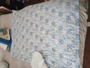 mooi patchwork ledikant of peuterbed sprei handgemaakt beschikbaar voor biedingen