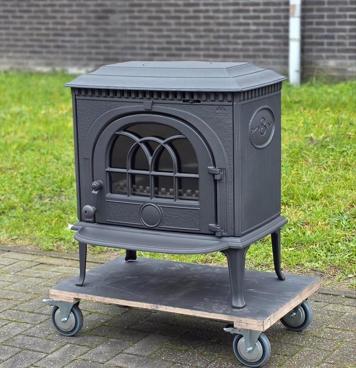 Houtkachel Jotul F8TD, Huis en Inrichting, Kachels, Zo goed als nieuw, Vrijstaand, Houtkachel, Hout, Ophalen of Verzenden