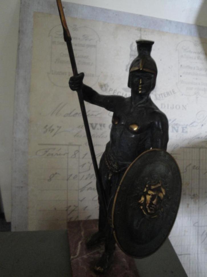 grieks achilles standbeeld zwaar brons, Antiek en Kunst, Curiosa en Brocante, Ophalen of Verzenden