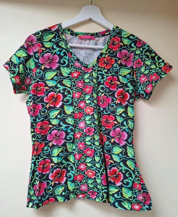 T-shirt Lien en Giel maat M, Kleding | Dames, T-shirts, Zo goed als nieuw, Maat 38/40 (M), Overige kleuren, Korte mouw, Ophalen of Verzenden