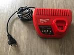 Milwaukee charger lader C12C 12 volt, Doe-het-zelf en Verbouw, Gereedschap | Machine-onderdelen en Toebehoren, Ophalen, Zo goed als nieuw
