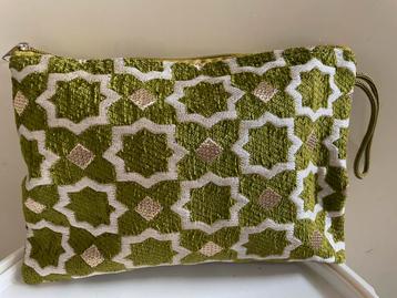 Handgemaakte Make-up/Sieraden Tas - Brokaatfluweel beschikbaar voor biedingen