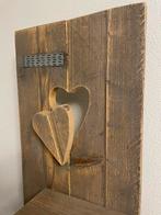 2 Nachtkastjes mdf, met Achterwand van steigerhout, Huis en Inrichting, Kasten | Dressoirs, Ophalen, Minder dan 50 cm, Gebruikt