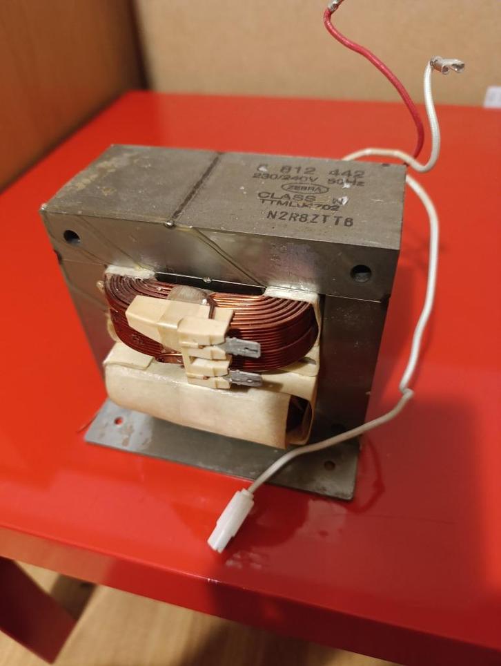 transformator Miele combimagnetron H4012BM 5812442 N2R8ZTT6, Witgoed en Apparatuur, Magnetrons, Zo goed als nieuw, Inbouw, Combimagnetron