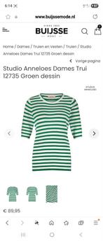 Studio Anneloes trui groen wit XL, Kleding | Dames, Studio Anneloes, Maat 46/48 (XL) of groter, Nieuw, Ophalen of Verzenden