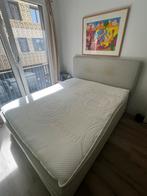 Boxspring bed DUNVIK met topper, Huis en Inrichting, Ophalen, Tweepersoons, Zo goed als nieuw, 200 cm