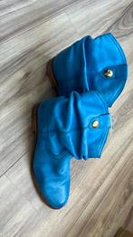 Licht blauwe laarsjes maat 40, Kleding | Dames, Schoenen, Ophalen of Verzenden, Zo goed als nieuw, Blauw