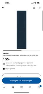 7x pax Grimo deuren donkerblauw, Huis en Inrichting, Kasten | Kledingkasten, Zo goed als nieuw, 200 cm of meer, Ophalen