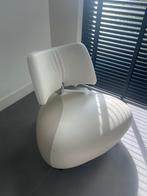 Leolux Pallone beige / wit / creme fauteuil pa, Huis en Inrichting, Fauteuils, Ophalen of Verzenden, Zo goed als nieuw, 75 tot 100 cm