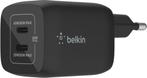 Belkin 65W Dual USB-C Wall Charger (Wandoplader) *Nieuw*, Nieuw, Ophalen of Verzenden, Apple iPhone, Belkin