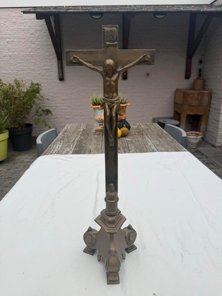 Antiek Kruisbeeld, Antiek en Kunst, Antiek | Religie, Ophalen of Verzenden