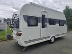 Hobby Ontour 460 DL luifel + mover + sat., Caravans en Kamperen, Caravans, Hobby, Bedrijf, Treinzit, Tot en met 3