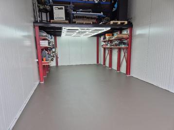40m2 2K Epoxy GARAGEVLOER coating Egaline Betoncoating beschikbaar voor biedingen