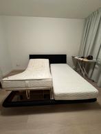 2 persoons Bed met verstelbare bodem voor en achter, Huis en Inrichting, Slaapkamer | Bedden, Ophalen, Overige materialen, Strak
