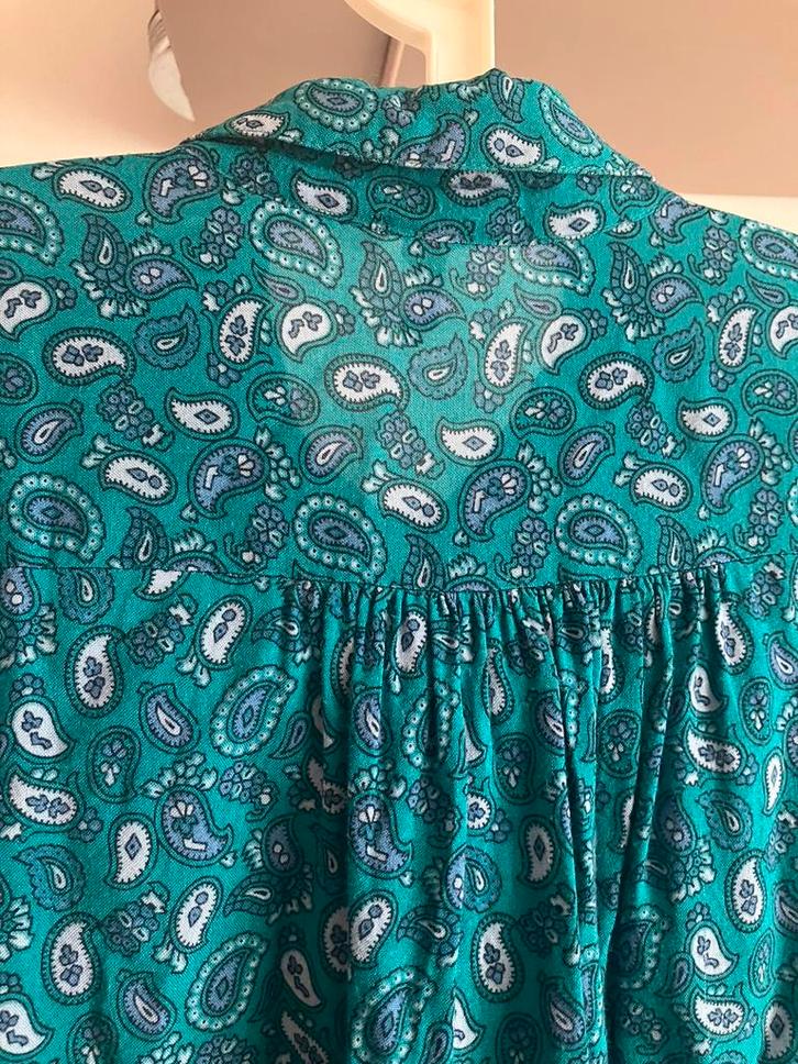 Blouse retro vintage top bloesje maat M/L 42/44 katoen 80s, Kleding | Dames, Blouses en Tunieken, Zo goed als nieuw, Maat 42/44 (L)