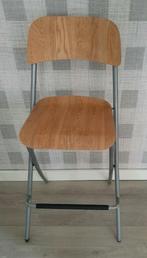 Ikea Franklin opklapbare barkruk, Huis en Inrichting, Ophalen, Met voetsteun, 60 tot 90 cm, Zo goed als nieuw
