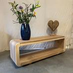 TV meubel - 150 cm breed - massief Suarhout - TTM Wonen, Www.ttmwonen.nl, 150 tot 200 cm, Nieuw, Ophalen of Verzenden