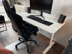 In hoogte verstelbaar bureau IKEA Bekant wit, Huis en Inrichting, Bureaus, Ophalen, In hoogte verstelbaar, Zo goed als nieuw, Stabureau