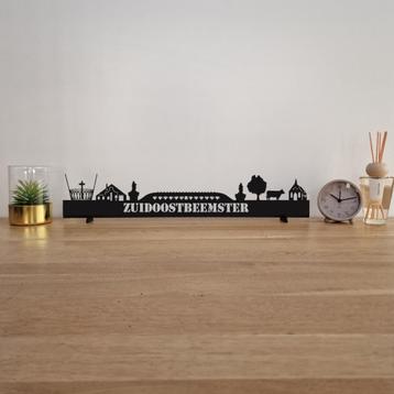 Houten Skyline Zuid Oost Beemster - MDF 55 CM beschikbaar voor biedingen