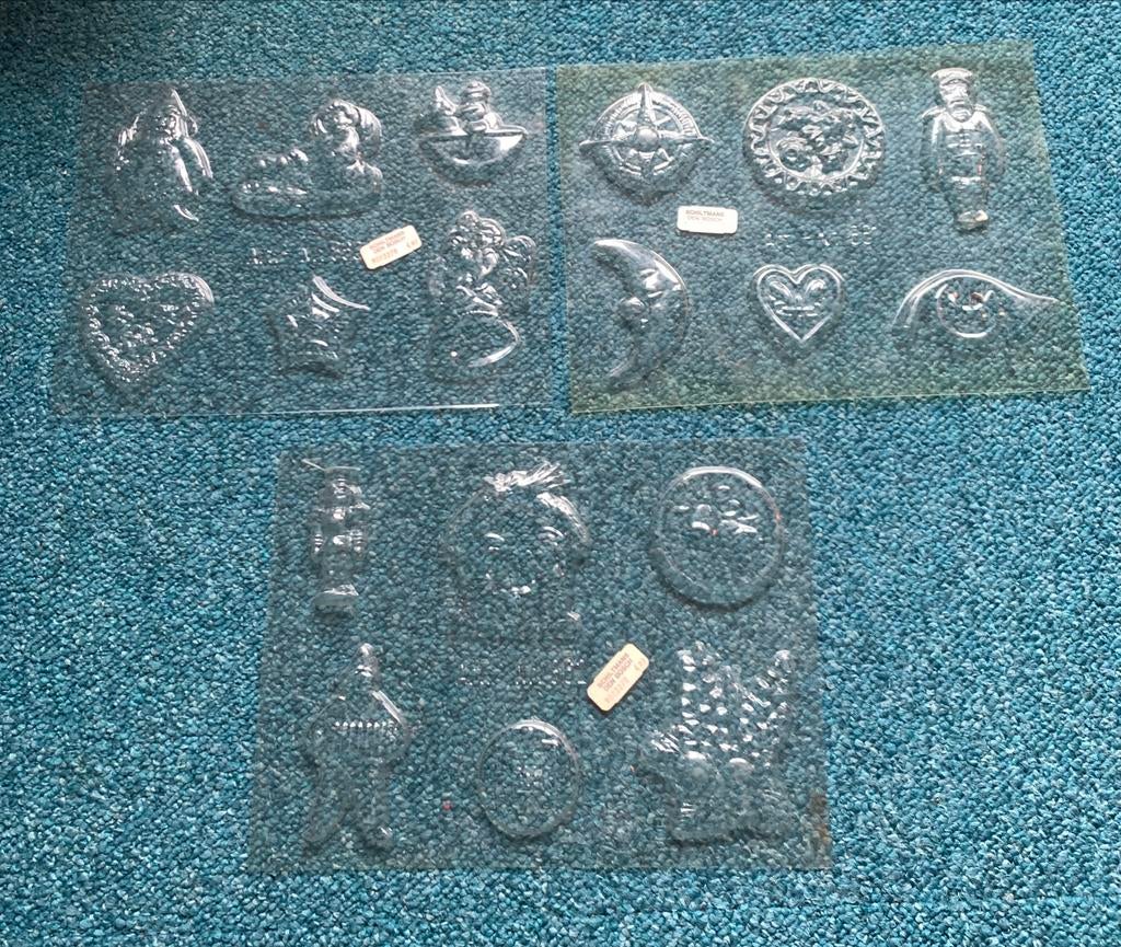 3 Gipsmallen voor Creatieve Projecten gietmallen, Hobby en Vrije tijd, Knutselen, Zo goed als nieuw, Ophalen of Verzenden