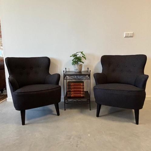 Artifort stoelen - geheel gerestaureerd, Huis en Inrichting, Fauteuils, Zo goed als nieuw, Hout, Stof, 50 tot 75 cm, 75 tot 100 cm