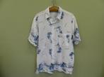 Vintage blouse overhemd korte mouwen Thailand | HIP 2eHands, Gedragen, Halswijdte 43/44 (XL), DA Collection, Ophalen of Verzenden