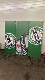 3 platen Heineken 1.90 x70, Ophalen, Zo goed als nieuw, Reclamebord, Plaat of Schild, Heineken