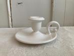 Brocante witte aardewerk blaker, Gebruikt, Ophalen of Verzenden, Nvt, Nvt