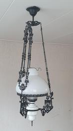 Hanglamp, elektrische petroleumlamp, Antiek en Kunst, Antiek | Lampen, Ophalen