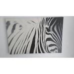'Zebra' foto op canvas 78 cm x 117 cm in goede staat, Ophalen, Zo goed als nieuw, Foto of Poster, 75 cm of meer