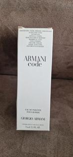 Armani code 75 ml van 100€ voor 50€, Nieuw, Ophalen of Verzenden
