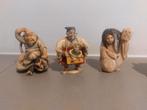 Antieke-stijl Netsuke Set (6 stuks), Antiek en Kunst, Kunst | Beelden en Houtsnijwerken, Ophalen of Verzenden