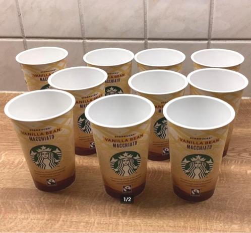 Starbucks bekers plastic 10 stuks, Huis en Inrichting, Keuken | Servies, Nieuw, Kop(pen) en/of Schotel(s), Overige materialen