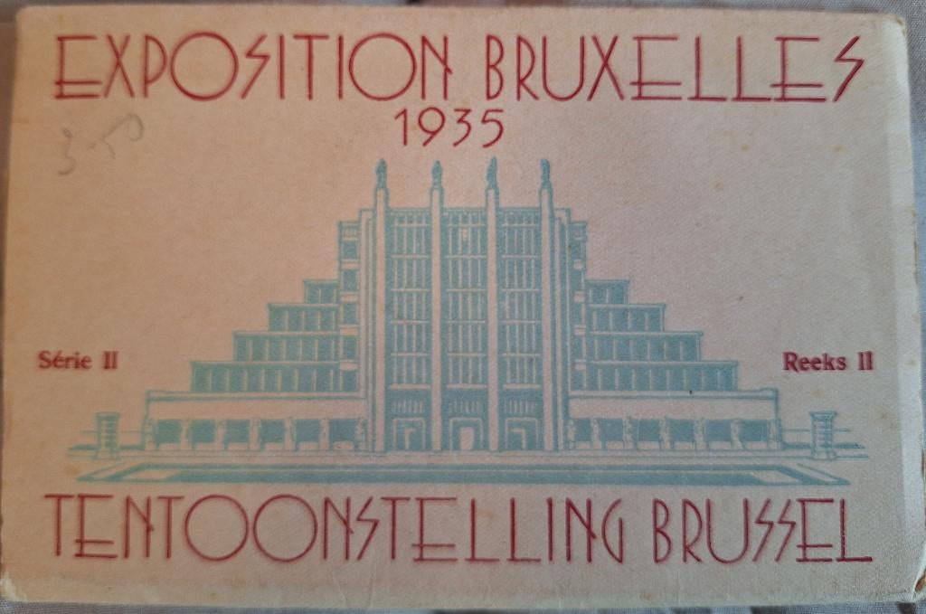 Fotomapje Brussel expositie 1935, Verzamelen, Foto's en Prenten, Gebruikt, Foto, Ophalen of Verzenden, Voor 1940