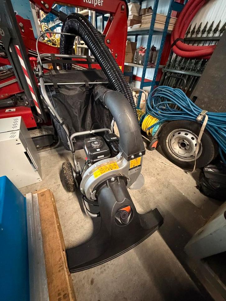 Jansen LS-100 Bladzuiger - Verrijdbaar, Tuin en Terras, Bladblazers, Gebruikt, Handgedragen, Benzine, Met opvangzak, Ophalen