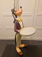 Goofy beeld met dienblad, Verzamelen, Disney, Ophalen, Goofy of Pluto, Zo goed als nieuw, Beeldje of Figuurtje