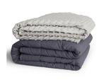 Verzwaringsdeken met hoes 140x200, 7kg, Eenpersoons, Ophalen of Verzenden, Grijs, Deken of Dekbed
