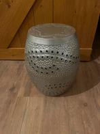 Leuk RVS tafeltje met opbergruimte - 30x40 cm, Overige materialen, Gebruikt, Overige kleuren, Ophalen of Verzenden