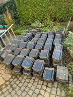 Gebruikte dakpannen - Tuile de Nord zwart, Doe-het-zelf en Verbouw, Dakpannen en Dakbedekking, Ophalen, Gebruikt, Steen of Klei