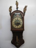 Oer 09686 bijzondere 18e eeuwse kortstaart klok maan/datum, Antiek en Kunst, Antiek | Klokken, Ophalen