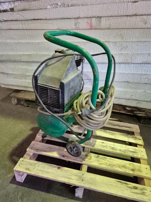 Mobiele vacuum compressor - compleet, Doe-het-zelf en Verbouw, Compressors, Gebruikt, 6 tot 10 bar, Ophalen