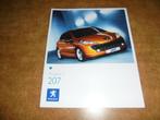 brochure Peugeot 207 modellen 2007, Boeken, Auto's | Folders en Tijdschriften, Nieuw, Overige merken, Ophalen of Verzenden