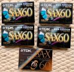 5 NOS TDK SA-X60 cassettebandjes SA-X SAX 60 NIEUW cassettes, Cd's en Dvd's, Cassettebandjes, 2 t/m 25 bandjes, Ophalen of Verzenden