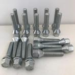 Wielbout M12 x 1,25 x 50 mm conische kop staal verzinkt, Auto diversen, Ophalen of Verzenden, Nieuw